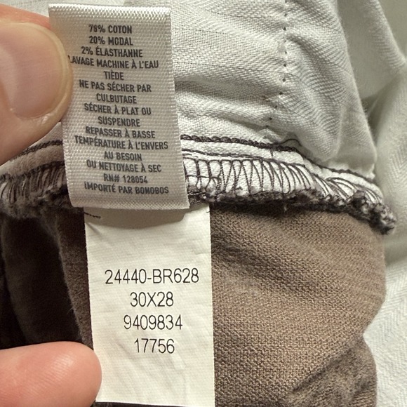 Bonobos Jeans Mens 30x28 Brown Corduroy Slim Fit 5-Pockets Casual Preppy Pants - Picture 9 of 11